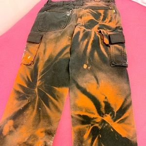 32×30 bleached Workpants Holmes work wear dickies carhartt double knee pants